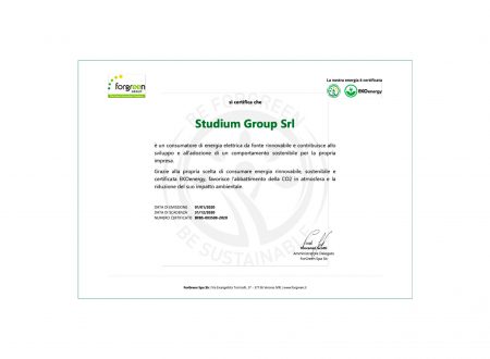 certificaiozne rinnovabile sg